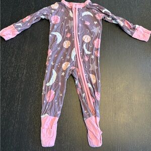 Little Sleepies Pink To the moon and back